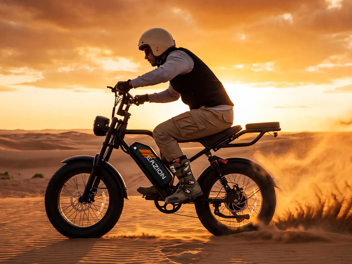 Eazion K9, Moped-style electric bike, fat tires - Image 10