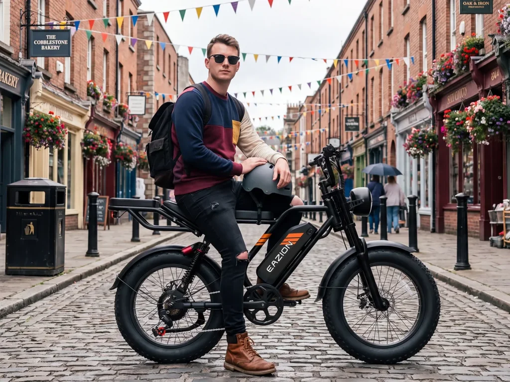 Eazion K9, Moped-style electric bike, fat tires